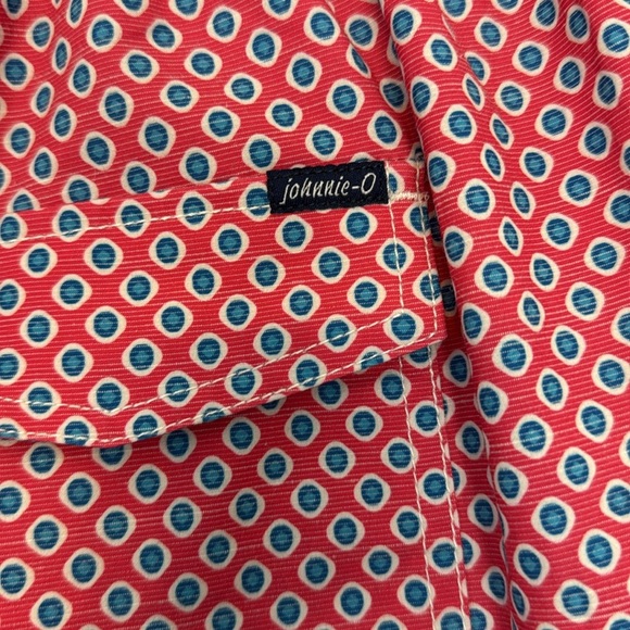 JOHNNIE-O MEN'S KARRATHA BOARD SHORT. Size Medium. Red/Pink Blue Swim Shorts. - Picture 11 of 16